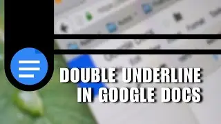 💲 TRAINING: How To Double Underline in Google Docs | FIX Problem