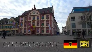 OFFENBURG CITY CENTER - GERMANY 🇩🇪 | Walking Tour | 4K