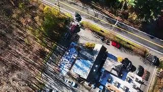 The 9W Market Coffee Shop Aerial View