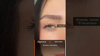Hypnose Moon Green #moon #hypnoselens #lens #colorlens #lenses #contactlenses www.lensfiyat.com