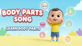 Body Parts Song for Kids 🧠👀 | Learn Body Parts with Fun | Luvino Kids
