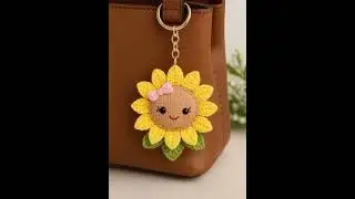 Crochet key chain design 