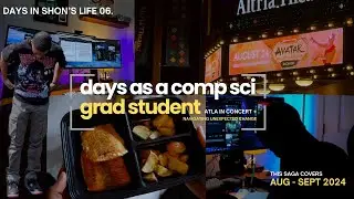 days in my life (comp sci grad student @ vcu): 📚ATLA in concert, coding, repairing a broken MacBook