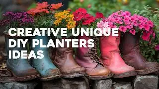 🌼♻️ 30 Creative Unique DIY Planter Ideas: Turn Ordinary Into Extraordinary