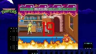 TMNT the Cowabunga Collection Game Over (TMNT 89 Arcade)