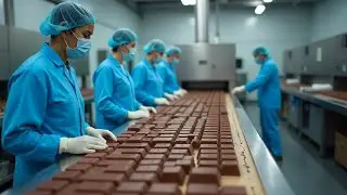 How Chocolate is Mass-Produced in Gigantic Factories?