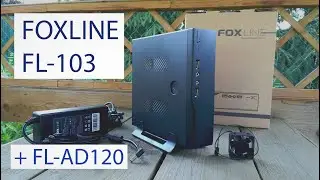 ОНЛАЙН ТРЕЙД.РУ - Корпус Foxline FL-103-AD120-DC mini-ITX | (ОБЗОР)