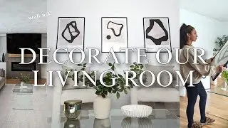 Decorate our living room with us vlog | Mary Dominique