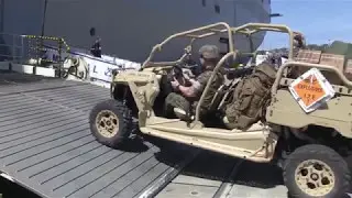 LHD Mistral embarks US Marines, Sasebo