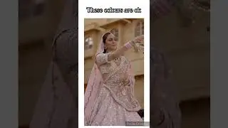 These colours are ok but wedding lehenga should be red part 1 ...#video #shortvideos #viralshorts