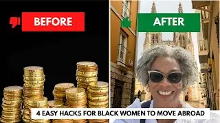 4 Easy Money Hacks for Black Women to Move Abroad