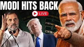 PM Modi LIVE | Modi Launches Scathing Attack On Rahul Gandhi & Congress After LS Address Stalled
