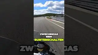 Runterschalten mit Zwischengas! #motorrad #motorsport #tutorial