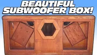 BEAUTIFUL Subwoofer Box w/ ALPINE Type X Subwoofers | Ported BASS Enclosure & 12 inch SUB EXCURSION
