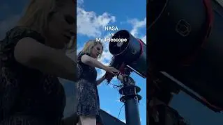 NASA&rsquo;s Space and Terrestrial Telescopes vs My Backyard Setup #telescope #astrophotography #nasa