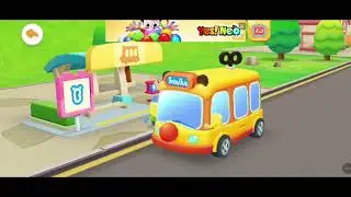 Kids favourite mini bus cartoon game 👶🏁 #kidsvideo #kids #racing #cars #cartoon #bus