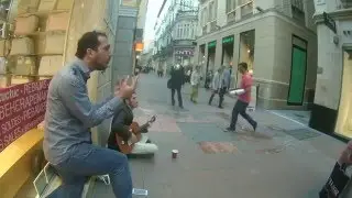 Improvisando en la calle con Aureliano Naviliat