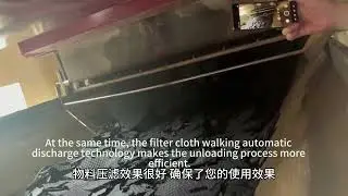 Mobile Filter Cloth Membrane Filter Press