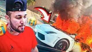 INACREDIT&Aacute;VEL - MINHA LAMBO PEGOU FOGO !!! 🔥