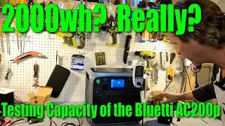 Определение реальной емкости аккумулятора 2000 Вт&middot;ч Bluetti AC200p.
