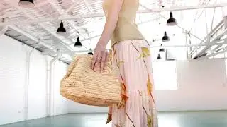 Fate and Becker Quicksand Straw Clutch