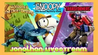 Continuing with Snoopy & Nicktoons:DoD and Transformers:Galactic Trials gameplay-Jonathan Livestream