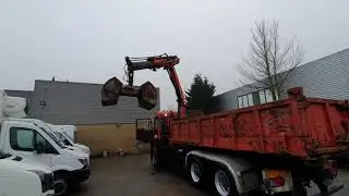 Haakarm Rol off container