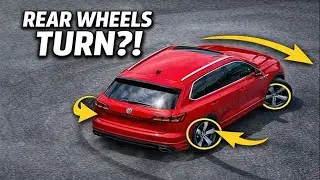 Volkswagen Touareg All-wheel steering explained 4K | 60FPS