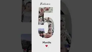 Ashley turns five months 🩷 #beautiful #5month #growup #momlife #mom #birthday #trends #cute #belleza