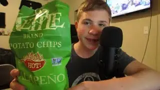 (ASMR) Eating Jalapeno Kettle Chips