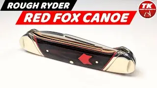 Rough Ryder Red Fox Canoe Pocket Knife RR2297RF