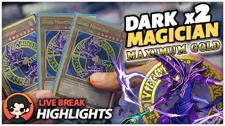 Double Golden Dark Magician Pull | Maximum Gold 2020 1st Edition