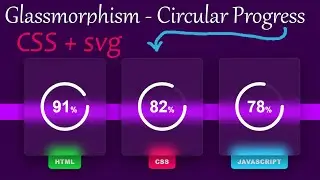 Pure CSS Circular Progress Bar