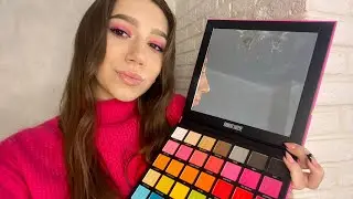 Цветная палетка BEAUTY BAY bright matte 42 | доставка, обзор, свотчи