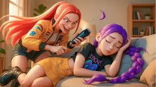 Mirai Takes Advantage While Rumi Sleeps??  | KPOP Demon Hunters [Official Music Video]