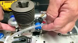 Hyper 21 RC Nitro Engine Bench Test