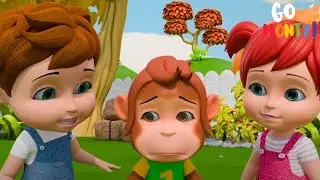 Monkey Lost His Tail | Nursery Rhymes for Kids - GO Monty