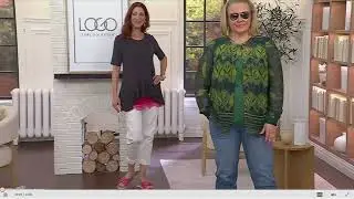 LOGO by Lori Goldstein Straight Leg Ankle Jeans on QVC