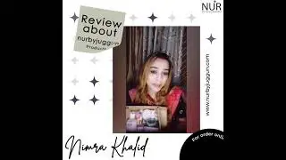Let's Enhance your Beauty with some Organic Skincare Products | Nimra Khalid | NUR by Juggun Kazim😍😍