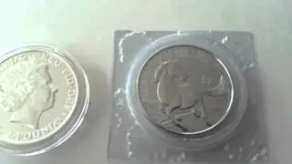 2014 Silver Britannia Mule and Lunar Horse Error Coins