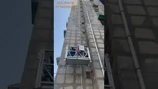 WIRE ROPE SUSPENDED PLATFORM LIFT FOR PLUMBING TEXCHURE AND GLASS WORK