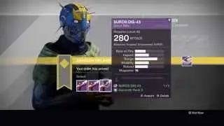 Destiny Armsday Orders 11/4/15