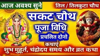 आज सकट चौथ है 🌙 | संतान सुख व्रत | Sakat Chauth Vrat  | Ganesh Ji। बुढ़िया की कथा।