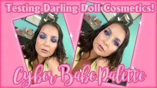 Testing Out The Darling Doll Cosmetics Cyber Babe LED Eyeshadow Palette | Is It  Worth It?