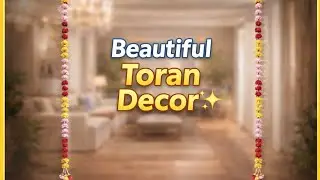 Beautiful Door Hanging Toran Decoration | Artificial Flower Latkan for Home Decor | Simple & Elegant