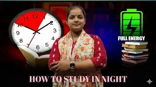 5 secret tips for Night study |  study without Distraction in Night |  Nikee study official.....