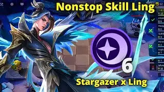 DRAGON ALTAR X STARGAZER 3Star Ling Nonstop Skill | MLBB MAGIC CHESS GOGO BEST SYNERGY COMBO TERKUAT