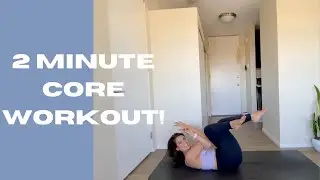 2 Minute Core Workout, YES Really! | Eagle Crunches