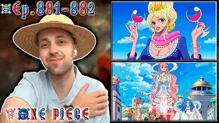 NEW МАРИНФОРД - ПРИБЫТИЕ КОРОЛЕЙ !!! | Ван-пис ► 881-882 серия | Реакция на аниме | One Piece