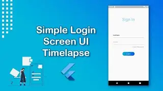 Login Screen UI Flutter Speed Code | Flutter Speed Code Series | Flutter login screen